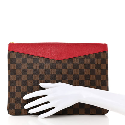 Louis Vuitton Damier Ebene Daily Pouch Scarlet 2 of 7