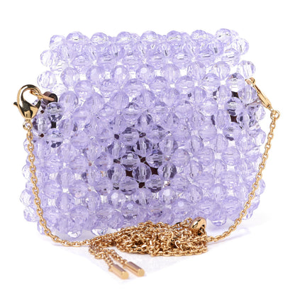 Fendi Enamel Vitello King Beaded Pico Baguette Charm Anemone 3 of 7