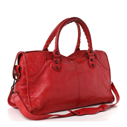 Balenciaga Agneau Classic Hardware Part Time Rouge Coquelicot 3 of 11