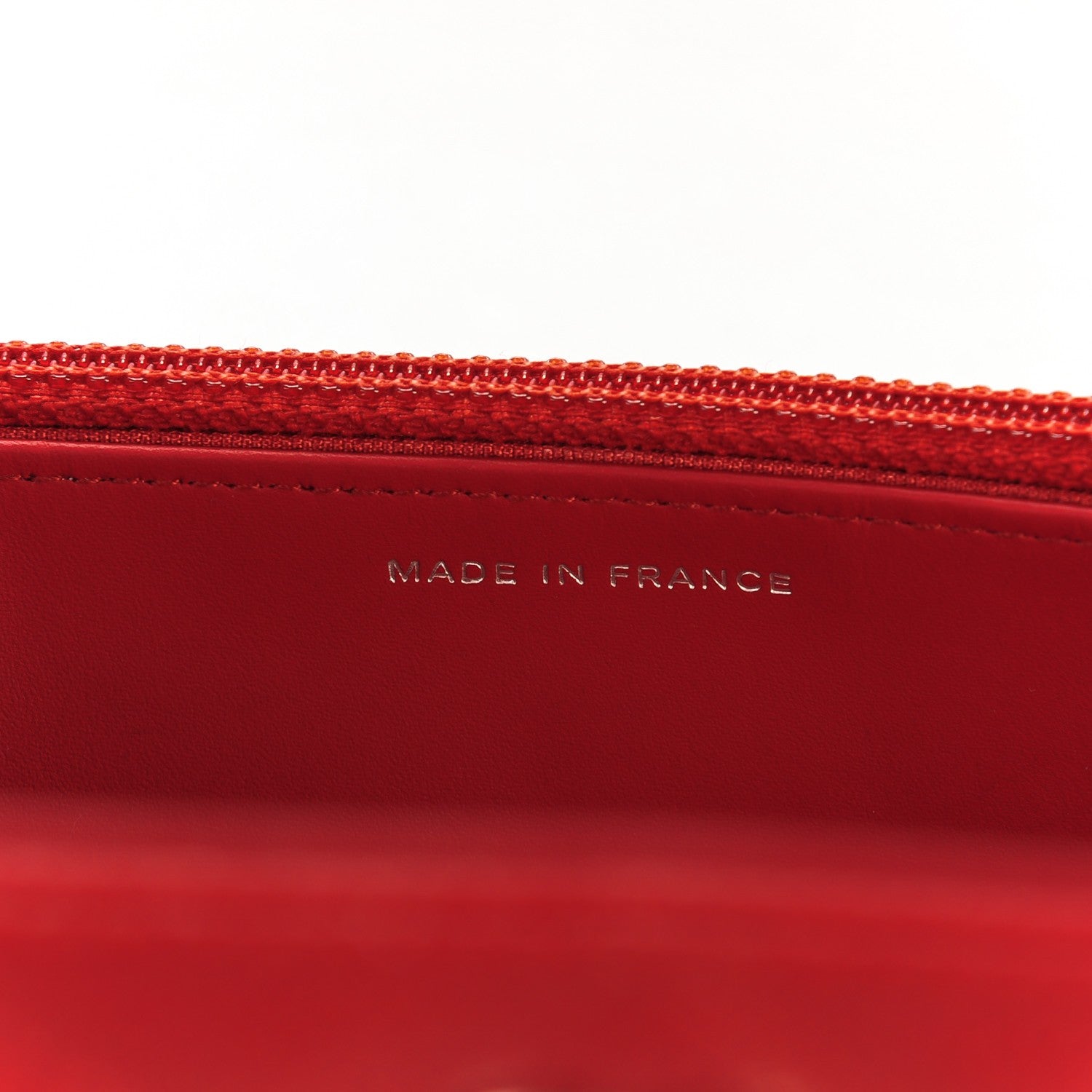 Chanel Caviar Quilted Wallet On Chain WOC Dark Red 4 of 5