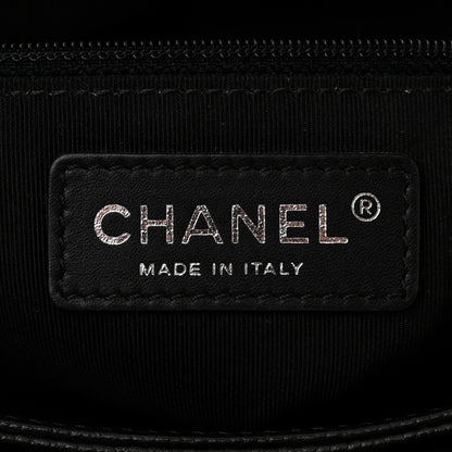 Chanel Caviar Quilted Medium Rock In Rome Single Flap Black 6 of 10