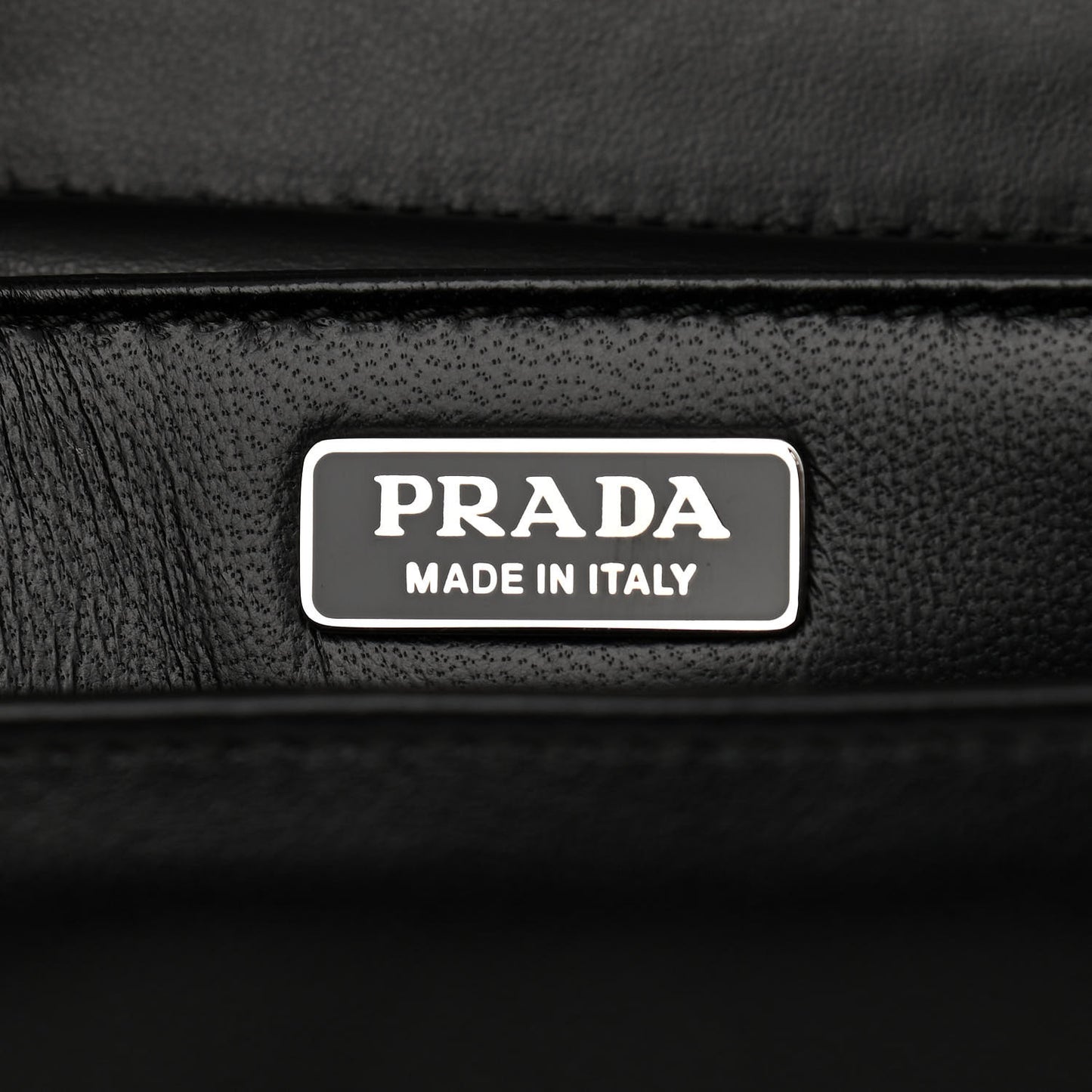 City Calfskin Saffiano Cahier Bag Black