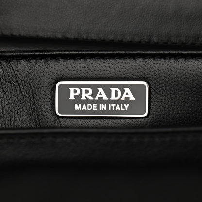 Prada City Calfskin Saffiano Cahier Bag Black 5 of 9