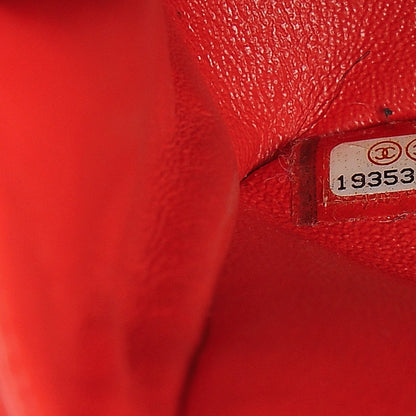 Chanel Jersey Quilted Medium Double Flap Red 7 of 9