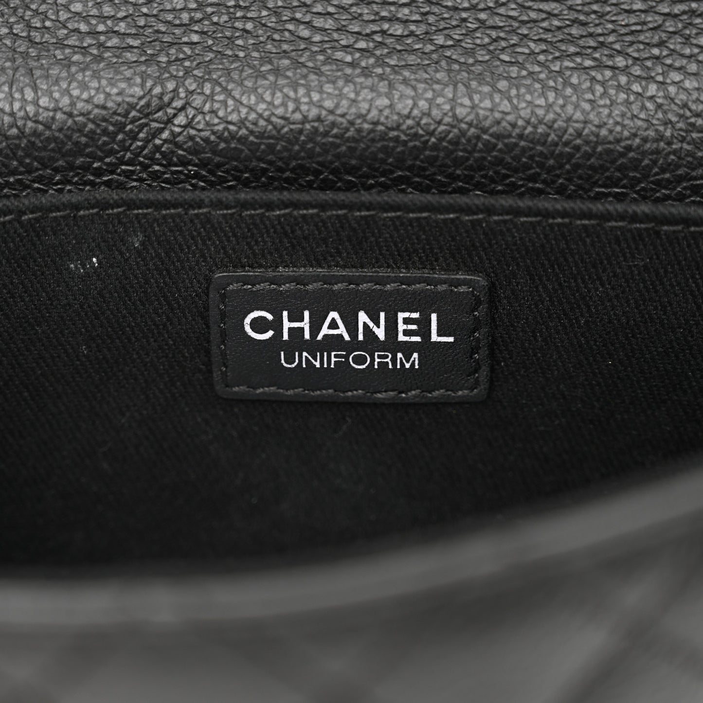 Grained Calfskin Quilted 2.55 Reissue Flap Belt Bag Clutch  Black