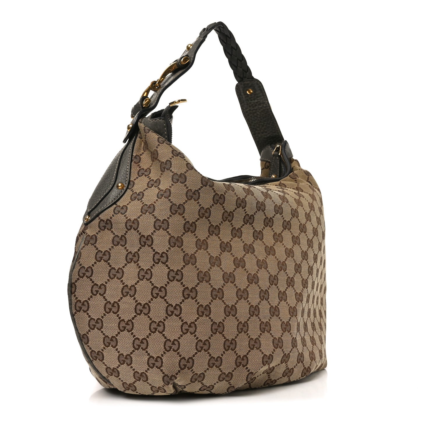 Monogram Medium Pelham Hobo Grey