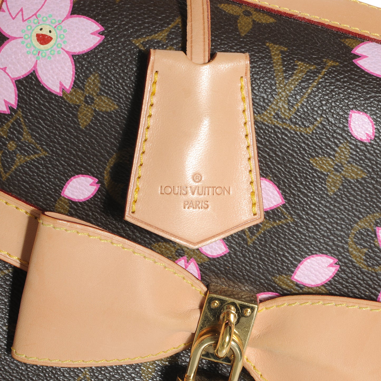 Monogram Cherry Blossom Sac Retro Bag Brown