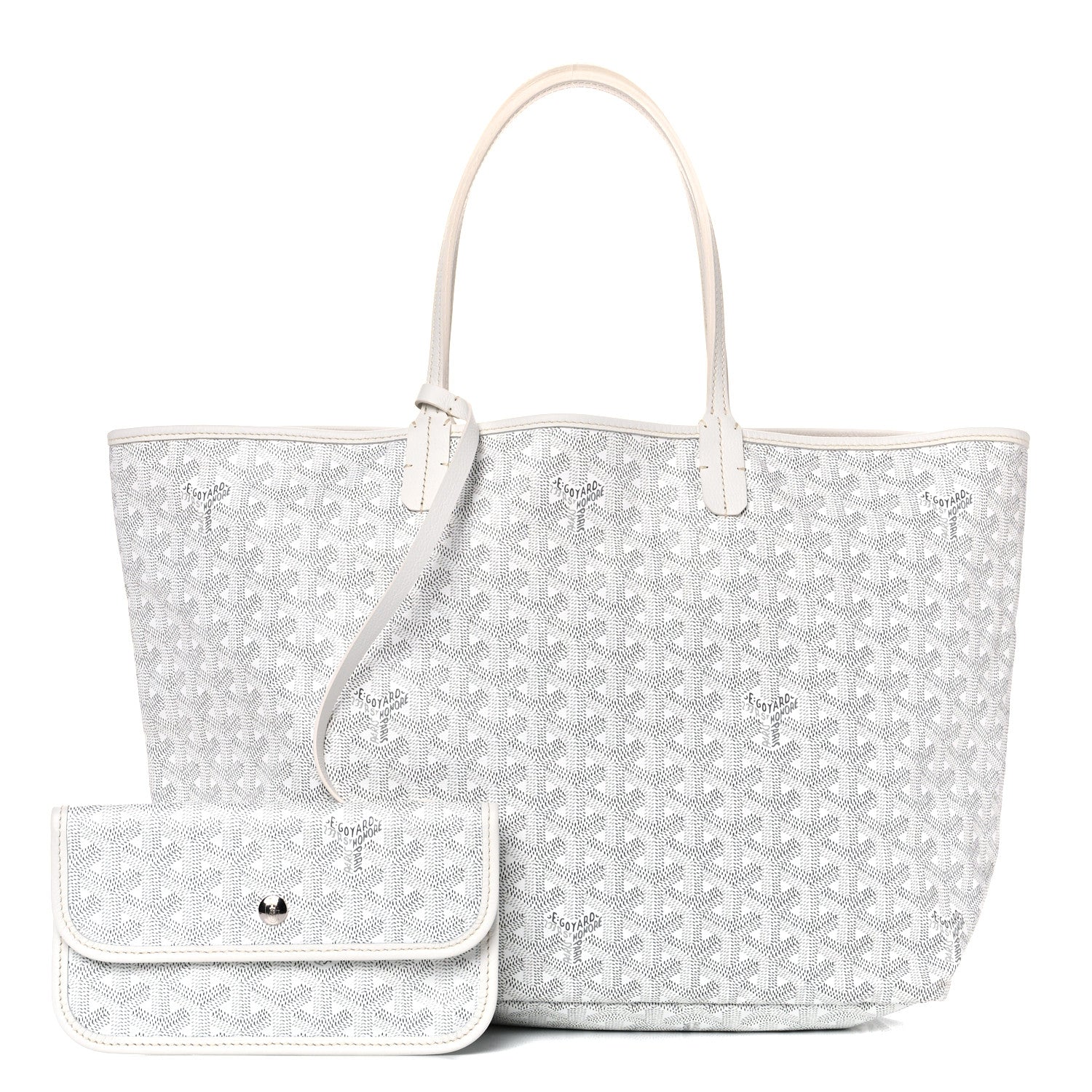 Goyard Goyardine Saint Louis PM White 1 of 8