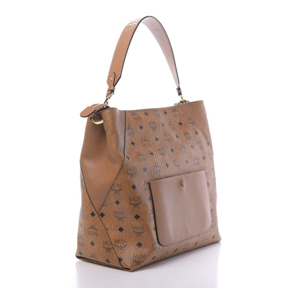 MCM Visetos Large Klara Hobo Cognac 3 of 10