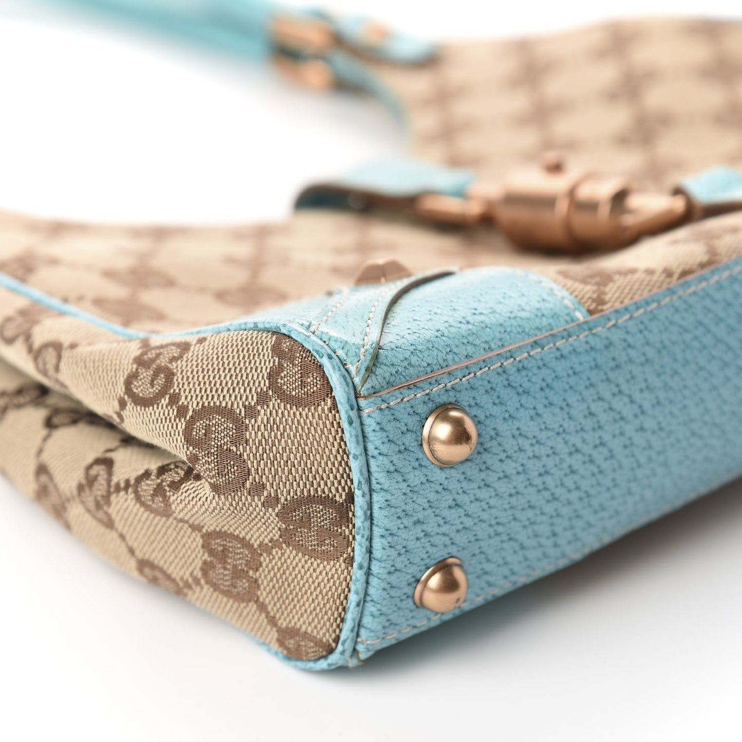Monogram Jackie O Hobo Turquoise