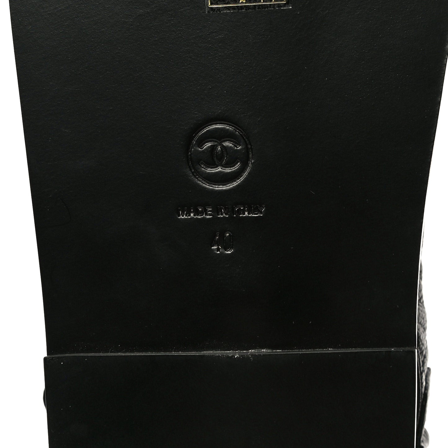 Grained Calfskin Velcro Dad Sandals 40 Black