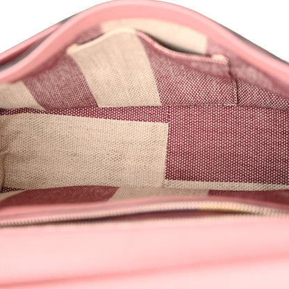 Gucci Cellarius Calfskin Medium Bamboo Daily Flap Shoulder Bag Carmine Rose 5 of 13