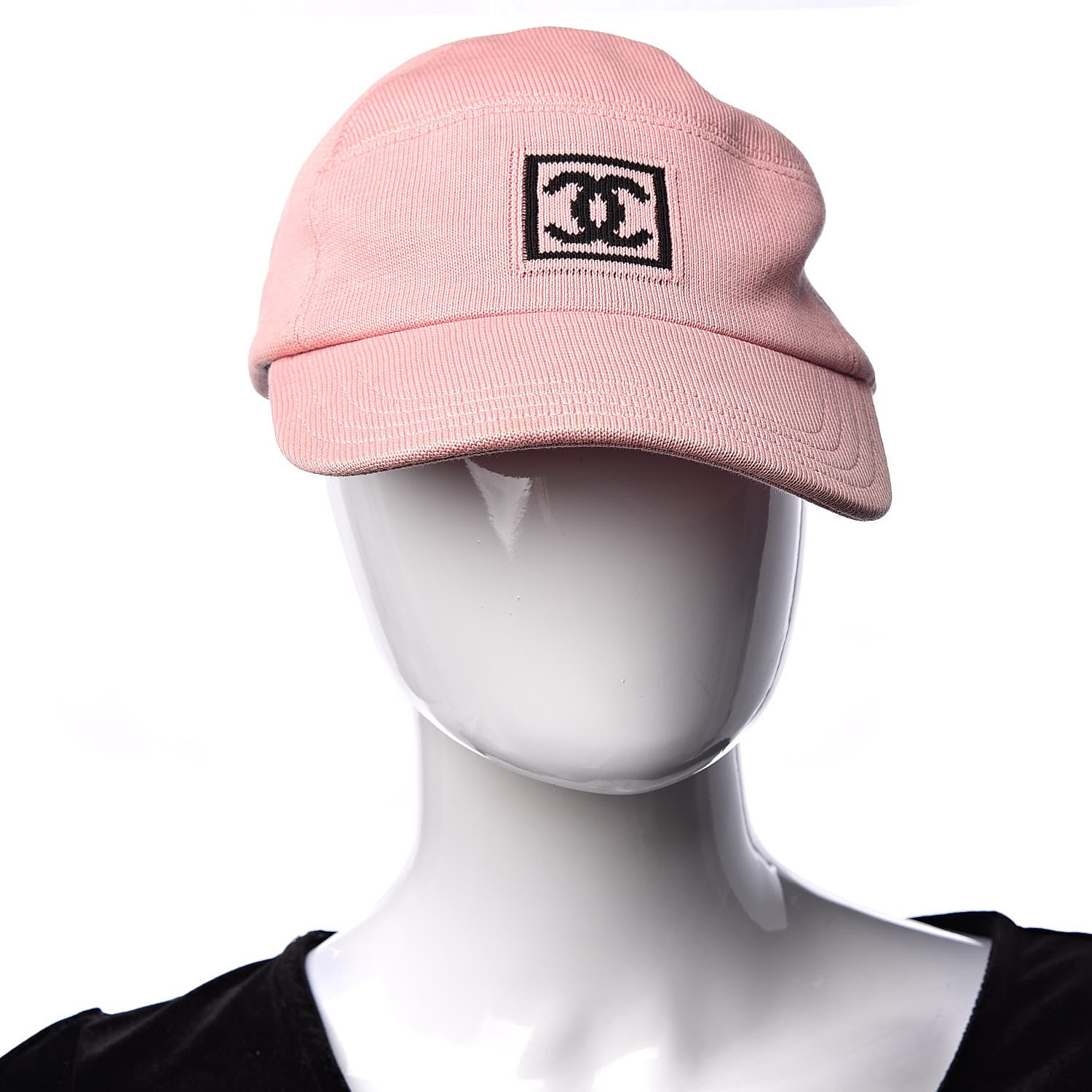 Chanel Cotton CC Logo Hat Cap L Pink 2 of 9