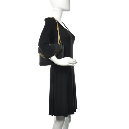 Saint Laurent Calfskin Studded Medium Betty Black 2 of 17