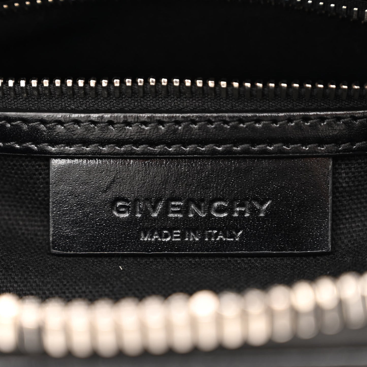 Shiny Lord Calfskin Mini Antigona Black