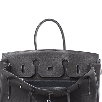 Hermes Taurillon Clemence Birkin 35 Graphite 18 of 35