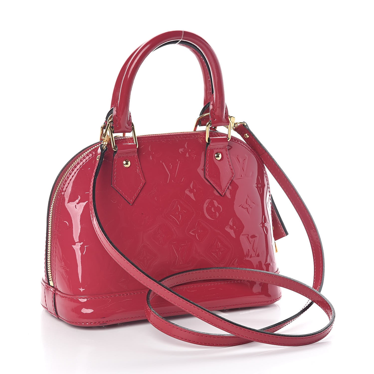Louis Vuitton Vernis Alma BB Rose Indien 3 of 9