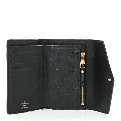 Louis Vuitton Empreinte Compact Curieuse Wallet Black 7 of 9