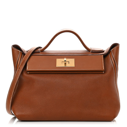 Hermes Barenia Faubourg 24/24 29 Fauve 1 of 12