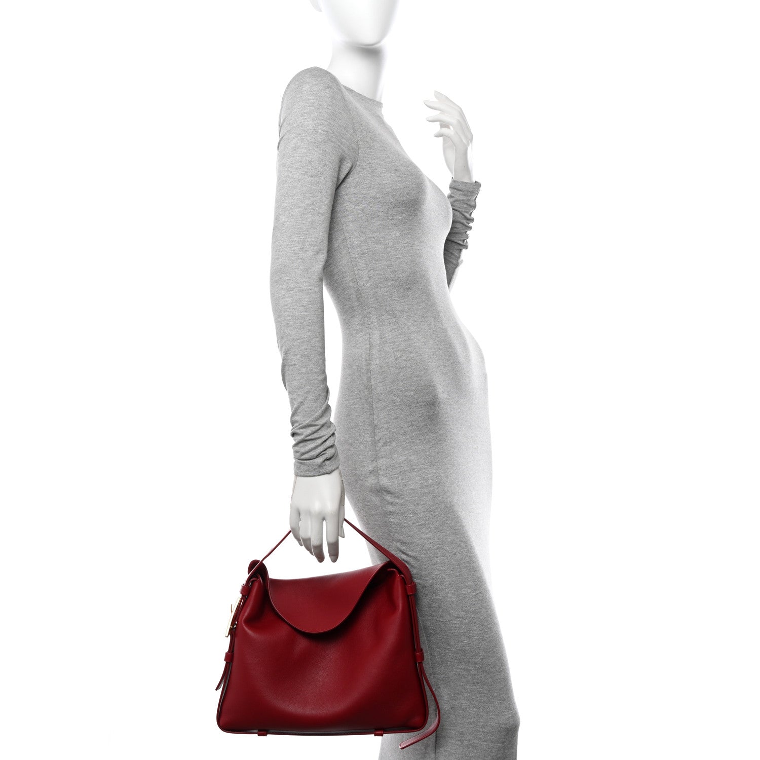 Bottega Veneta Calfskin Cradle Red 2 of 15