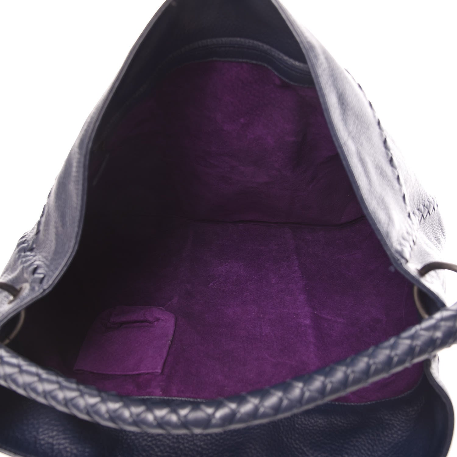 Bottega Veneta Washed Cervo Deerskin Large Hobo China Blue 5 of 9