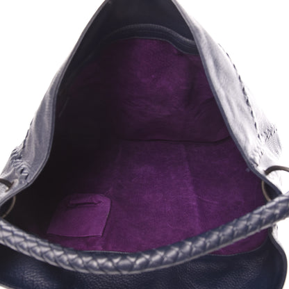 Bottega Veneta Washed Cervo Deerskin Large Hobo China Blue 5 of 9