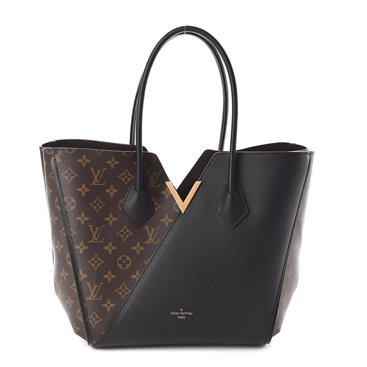 Calfskin Monogram Kimono Tote Black