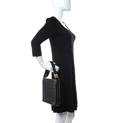 Chanel Lambskin Quilted Small Chocolate Bar Shoulder Bag Black 2 of 9