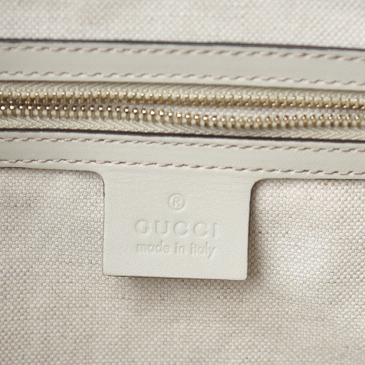 Monogram Web Mayfair Top Handle Satchel Beige