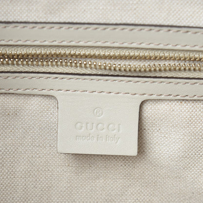 Gucci Monogram Web Mayfair Top Handle Satchel Beige 6 of 9