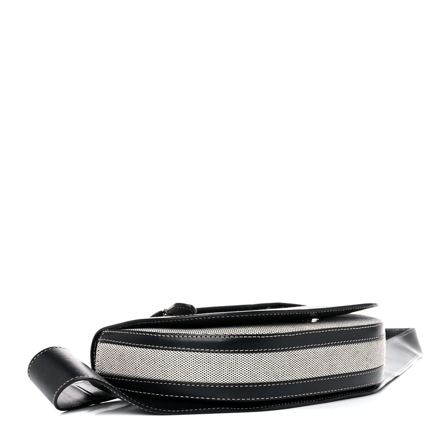 Burberry Canvas Horseferry Print Small Olympia Bum Bag Black Grey 4 of 14