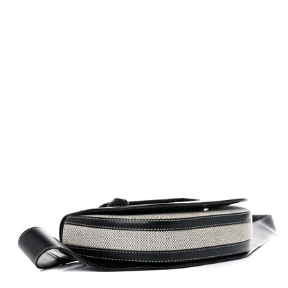 Burberry Canvas Horseferry Print Small Olympia Bum Bag Black Grey 4 of 14