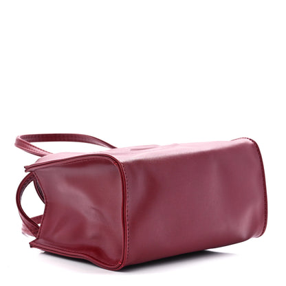 Telfar Vegan Leather Small Shopping Bag Oxblood 4 of 11