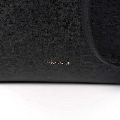 Mansur Gavriel Saffiano Bucket Bag Black Flamma 6 of 10