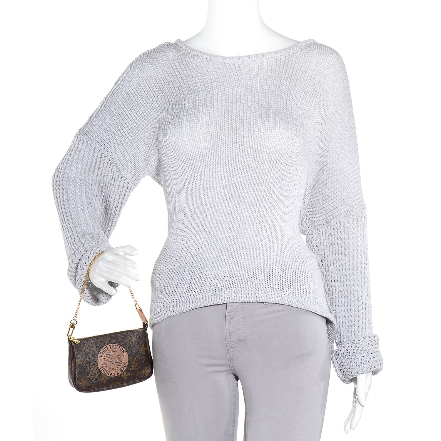 Louis Vuitton Monogram Complice Trunks and Bags Mini Pochette Accessories Beige 2 of 8