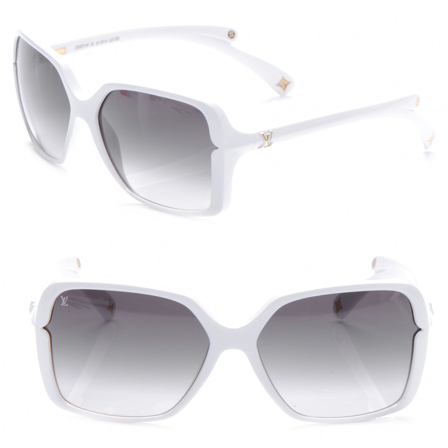 Flore Carre Sunglasses White