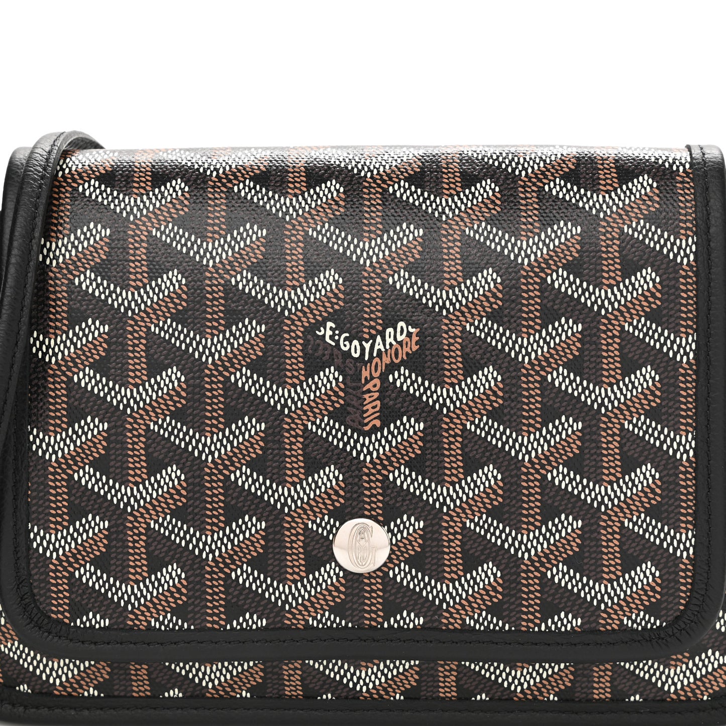 Goyardine Plumet Wallet Clutch Black