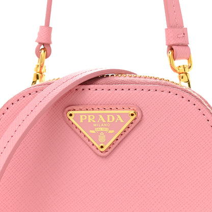 Prada Saffiano Mini Crossbody Bag Petalo 7 of 9