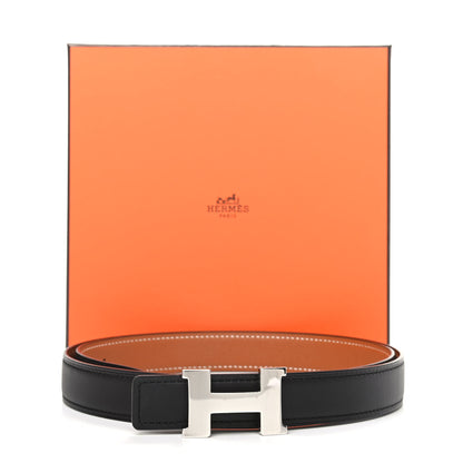 Hermes Swift Epsom 24mm Mini Constance H Belt 95 Black Gold 6 of 6