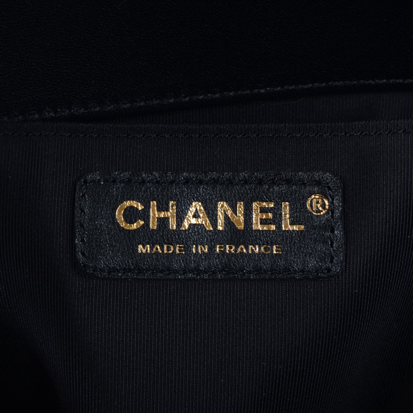 Lambskin Quilted Medium Boy Flap Black