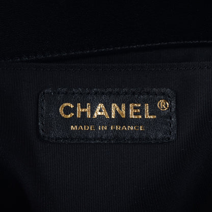 Chanel Lambskin Quilted Medium Boy Flap Black 7 of 9