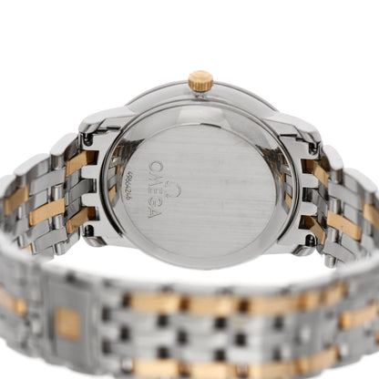 Omega Stainless Steel 18k Yellow Gold 35mm De Ville Chronometer Automatic Watch 168.1050 4 of 5