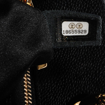Chanel Caviar Quilted Grand Shopping Tote GST Black 6 of 8