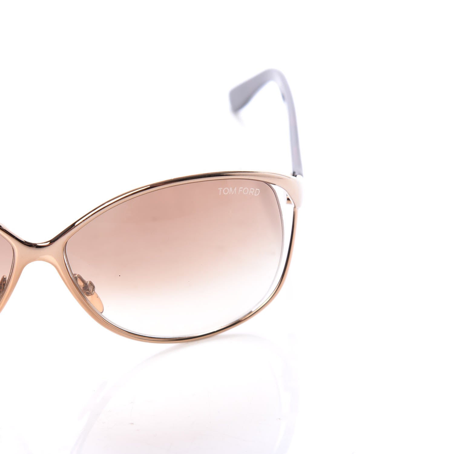 Tom Ford Metal Yvette Sunglasses TF89 Gold 7 of 8