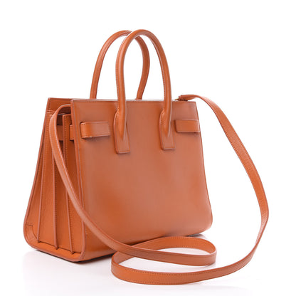 Saint Laurent Calfskin Baby Sac De Jour Orange 3 of 13