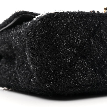 Chanel Boucle Tweed Enamel Charms Mini Rectangular Flap Black 8 of 9
