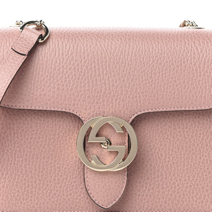 Gucci Dollar Calfskin Small Interlocking G Shoulder Bag Soft Pink 10 of 10