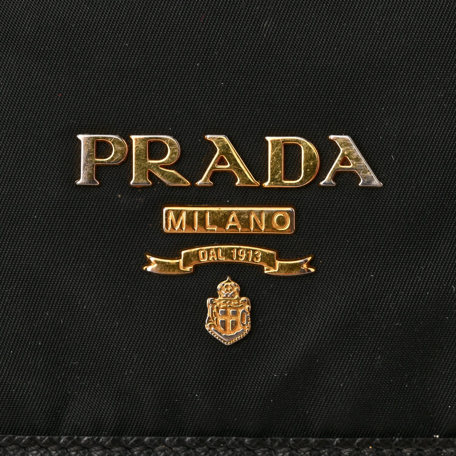 Prada Tessuto Nylon Saffiano Messenger Bag Black 20 of 20