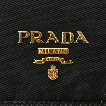 Prada Tessuto Nylon Saffiano Messenger Bag Black 20 of 20