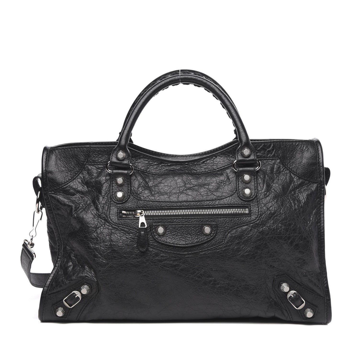 Agneau Giant 12 Silver Hardware City Black